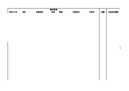 党员登记表
