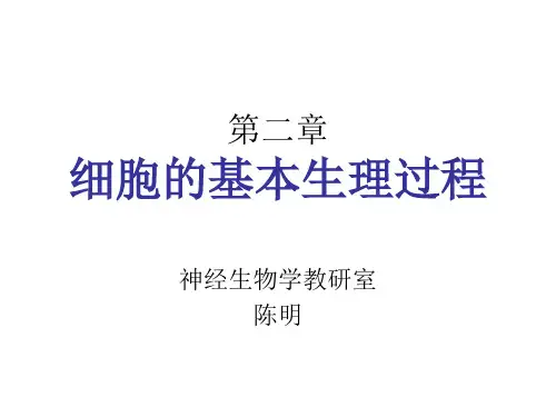 生理学第二章-细胞生理