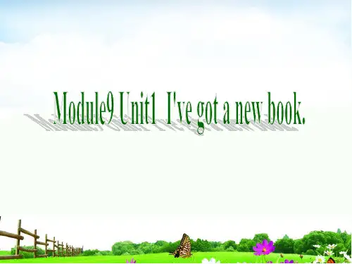 三年级下册英语课件-Module9 Unit1 I've got a new book｜外研社(三起)      (共22张PPT)