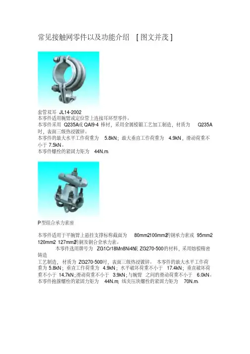 常见接触网零件以及功能介绍汇总