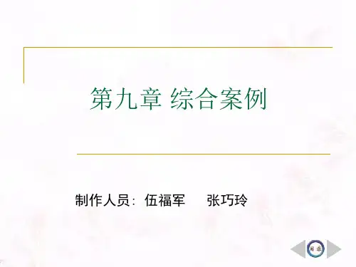 Photoshop第9章 综合案例