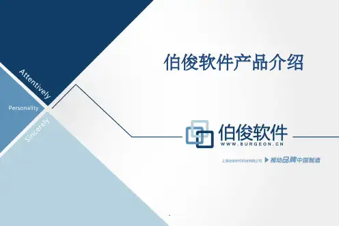 伯俊软件产品介绍