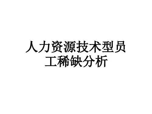 人力资源技术型员工稀缺分析.pptx