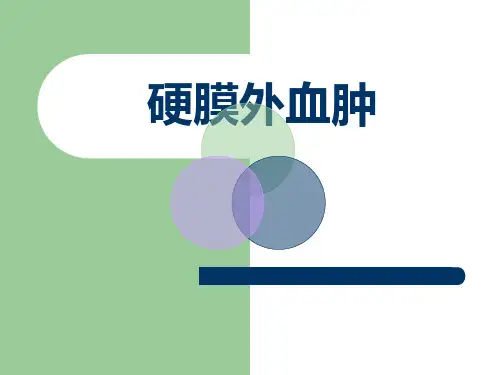 硬膜外血肿 PPT课件