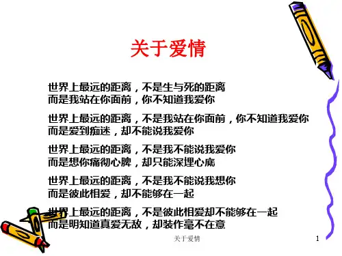 关于爱情 PPT图文.ppt