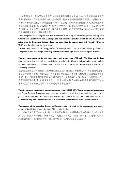 龙山文化 王星杰译