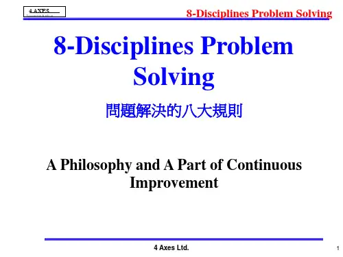 8-Discipline Training