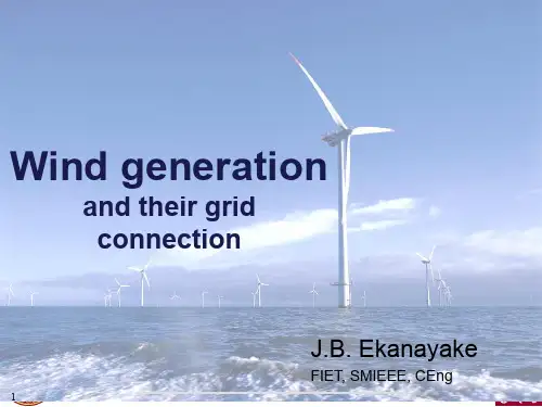 21_J.B. Ekanayake_Wind generation and their grid connection