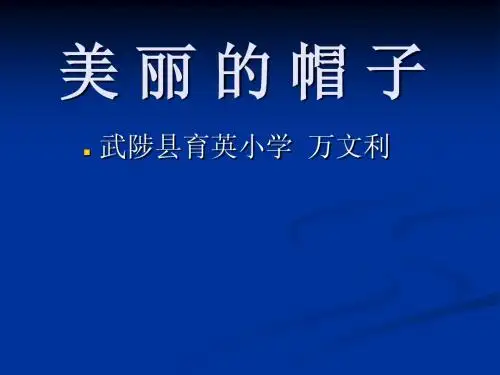 美丽的帽子