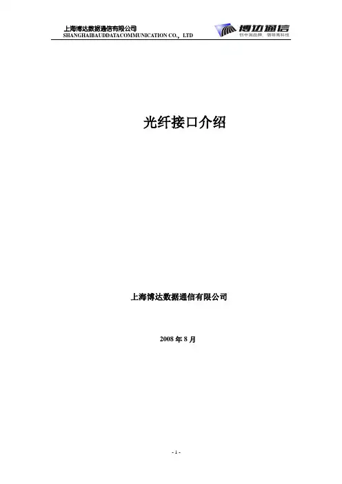 光纤接口
