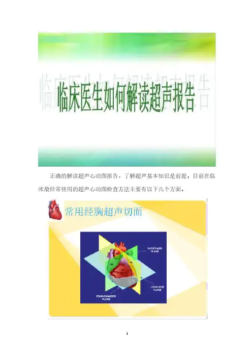 临床医生如何解读超声心动图报告