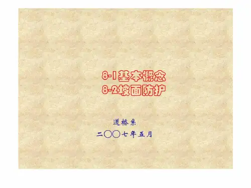 公路工程边坡防护与加固