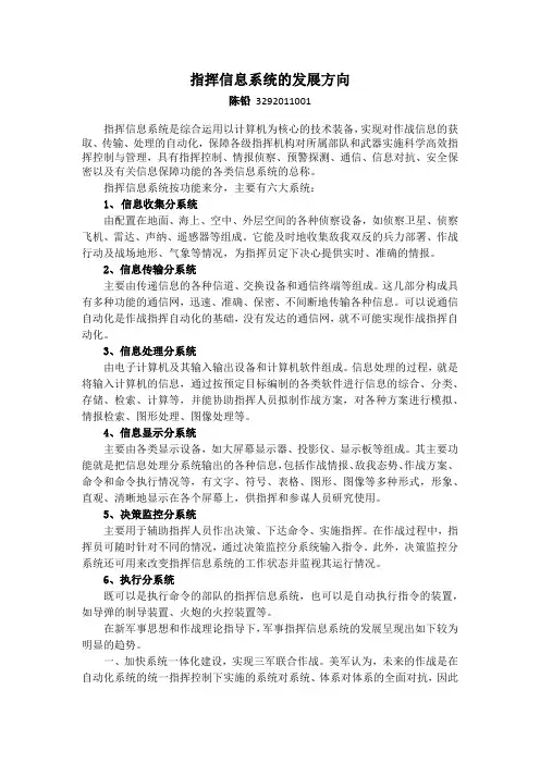 指挥信息系统 2
