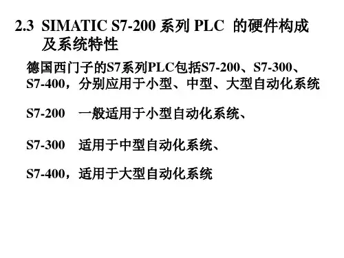2.3  S7-200硬件构成