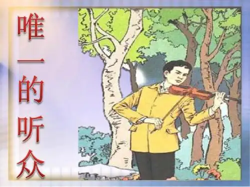 11唯一的听众ppt