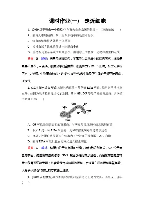 课时作业1