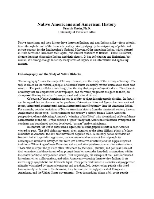 Native Americans and American History