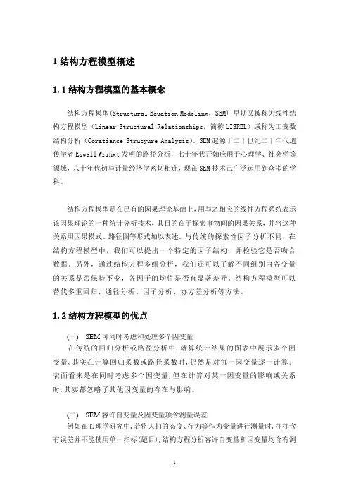 结构方程模型 2