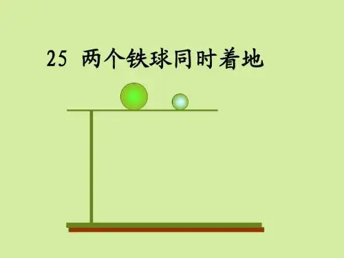 25-两个铁球同时着地(完美版)