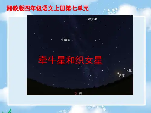 《牵牛星和织女星》(湘教版四年级上册语文)(1)PPT课件