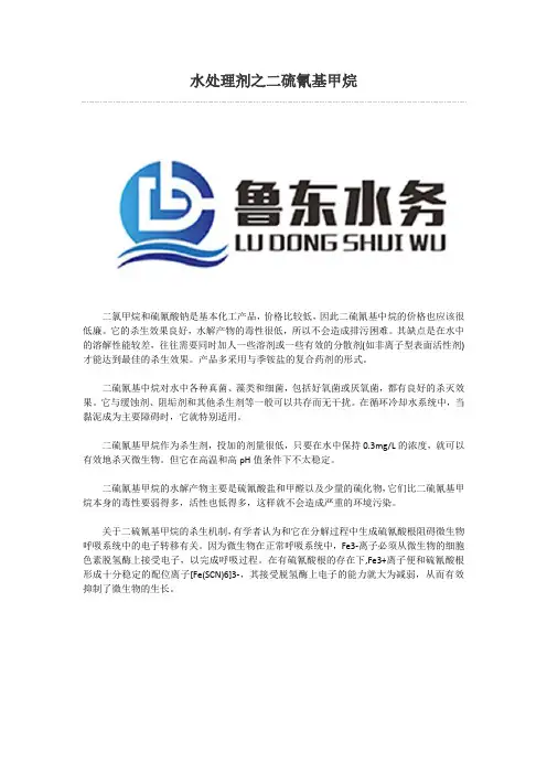 水处理剂之二硫氰基甲烷