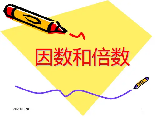 因数和倍数教学PPT教学课件