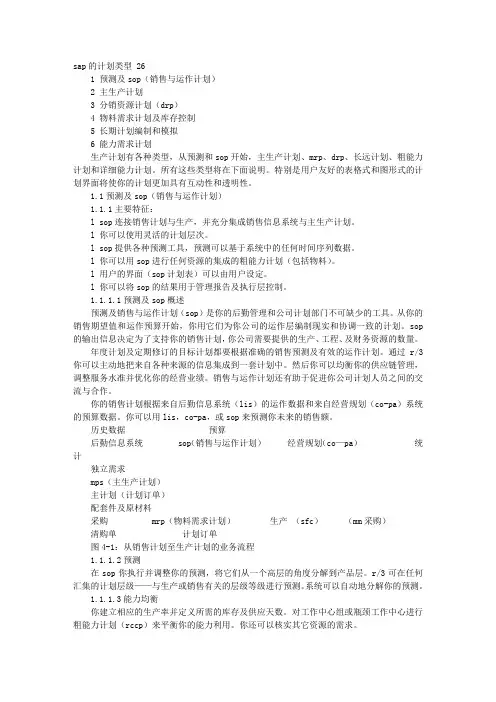 SAP学习计划