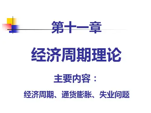第章经济周期理论