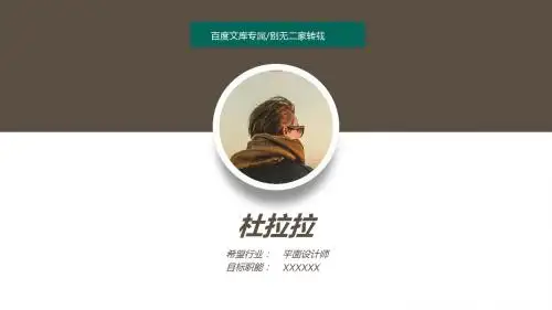 [畅销推荐]2016年房地产员工求职竞聘简历PPT模板