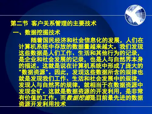 CRM的主要技术资料