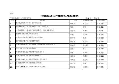 中南财经政法大学工商管理学院