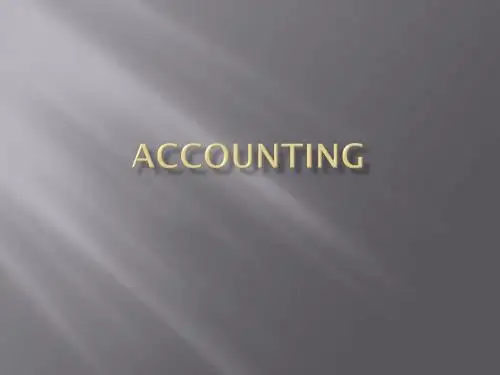 Accounting