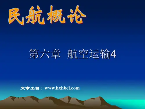 第六章 航空运输4