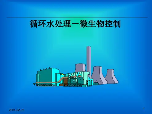 循环水处理 微生物控制参考文档