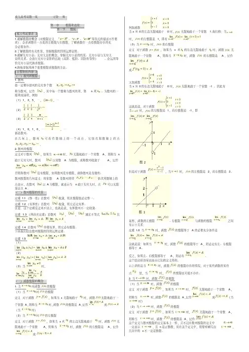 最新成人高考专升本高数一复习资料