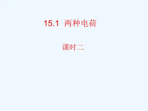 物理人教版九年级全册两种电荷2