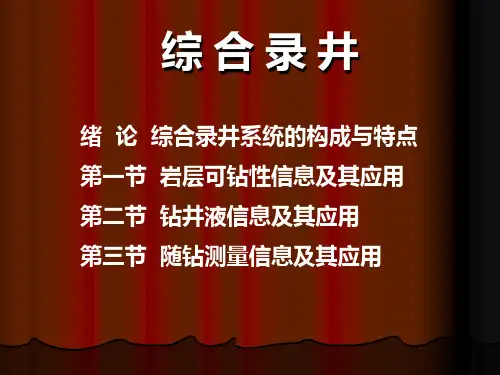 综合录井技术