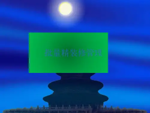 精装修营销方案PPT