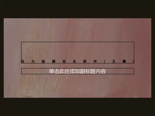 压力容器安全附件(王霞)