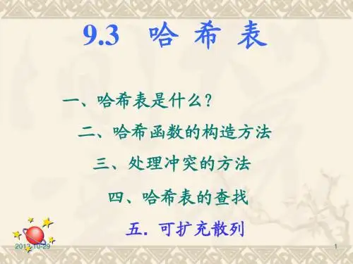 数据结构严蔚敏 查找表4