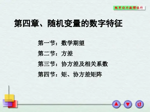 概率论与数理统计第四章课件
