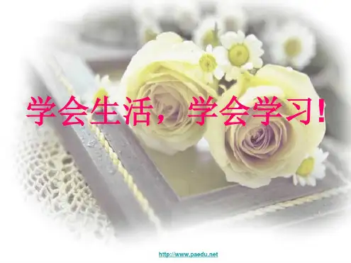 青少年学生《学会生活,学会学习》主题班会课件