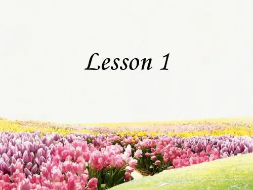 北师大高一英语Unit4lesson1