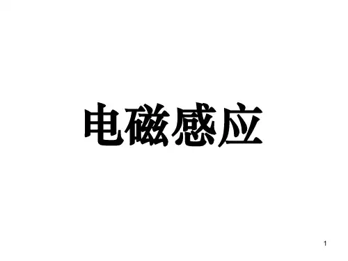 高二物理第四章_电磁感应复习课件+++++