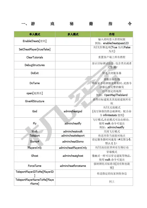 方舟生存进化秘籍
