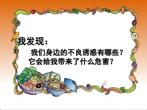 《对不良诱惑说“不”》参考1PPT课件