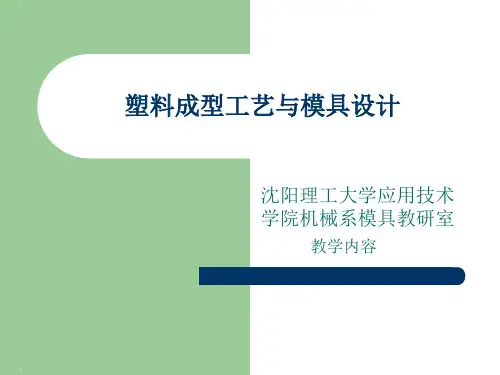 塑料成型工艺与模具设计方案ppt
