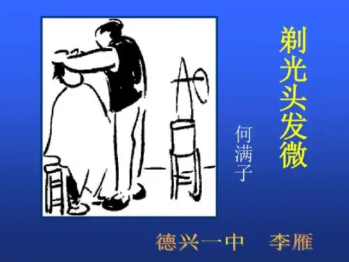 剃光头发微课件1