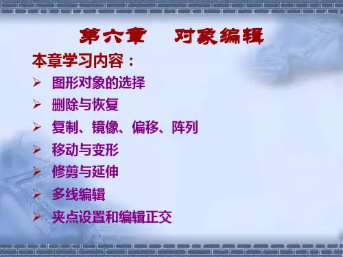 CAD第六章课件