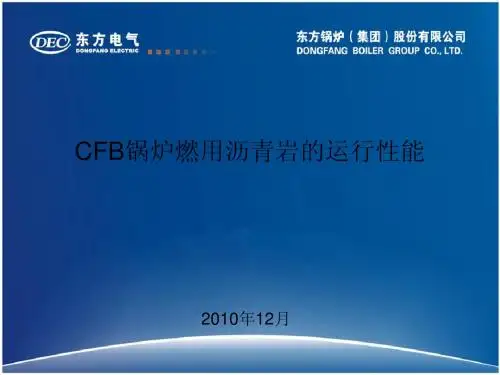 杨晓林——CFB锅炉燃用沥青岩的运行性能